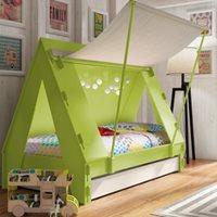 KIDS TENT CABIN BED in Green