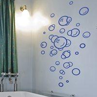 KIDS WALL STICKER in \'Bubbles\' design.