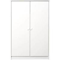 Kids World White Wardrobe - 2 Door Fitted