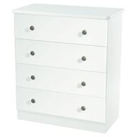 kingston white chest of drawer 4 drawer