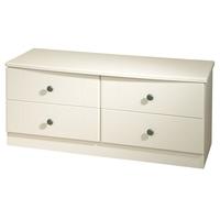 Kingston Cream Bed Box - 4 Drawer