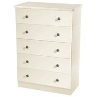 Kingston Cream Chest of Drawer - 5 Drawer