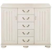 Kingstown Signature Washed Cream Chest of Drawer - Combi