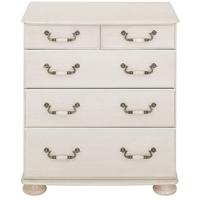 Kingstown Signature Washed Cream Chest of Drawer - 3+2 Drawer