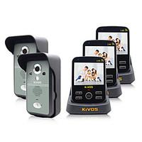 KiVOS Doorbell Wireless Home Doorbell Three Drag Two Camera Video Unlock KDB300