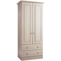 kingstown toledo elm gents wardrobe 2 door