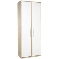 Kingstown Azure White Wardrobe - Tall 2 Door and Cornice