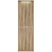 Kingstown Ocean Oak Wardrobe - 2 Door Bi Fold with Light Cornice Tall