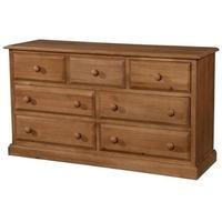 kingsley pine 3 over 4 chest of drawer