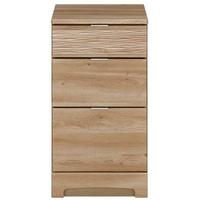 Kingstown Ocean Oak Chest of Drawer - 3 Drawer Narrow