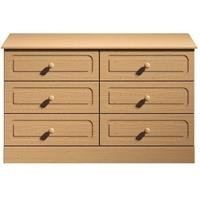 Kingstown Aylesbury Oak Chest of Drawer - 6 Drawer