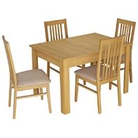 Kingstown Dalby Oak Dining Set - Small Extending