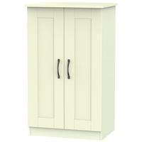 Kingston Cream Wardrobe - 2ft 6in Plain Midi