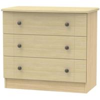 Kingston Light Oak Chest of Drawer - 3 Drawer