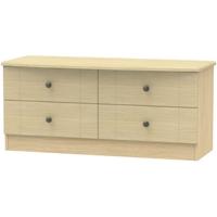 Kingston Light Oak Bed Box - 4 Drawer