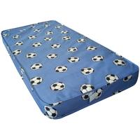 kidsaw blue football 3ft single sprung mattress