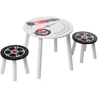 Kidsaw Speed Racer Painted Table and 2 Stools