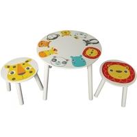 Kidsaw Safari Painted Table and 2 Stools