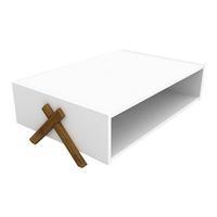 Kipp Coffee Table, White