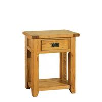 kimberley 1 drawer oak console table