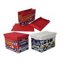 Kid\'s Mdf Storage Box Seat - 2 Assorted Designs.