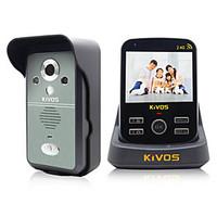 KiVOS Wireless Visual Intercom Doorbell Household Anti-Theft Doorbell Remote Monitoring Camera Lock KDB300