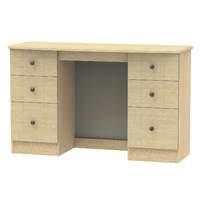 Kingston 6 Drawer Dressing Table Light Oak