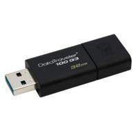 Kingston DataTraveler 32GB Datatraveler 100G3 USB 3.0 Flash Drive Black
