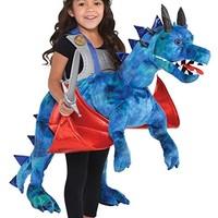 Kids Step in Dragon 3-7 Years Plush Giant Beasts Fancy Dress Costume