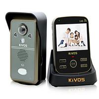 KiVOS KDB302A Wireless Visibility Domestic Infrared Induction Door Bell with Adjustable Lens Camera Lock
