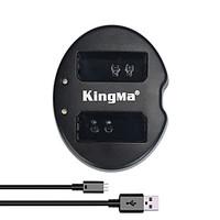 KingMa Dual Slot USB Battery Charger for Canon LP-E10 Battery for Canon Rebel T3 T5 EOS 1100D 1200D KISS X50 Camera