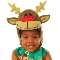 Kids Reindeer Rudolph Tabard Girls Boys Fancy Dress Costume Outfit Childrens Party Outfit 3-5 Years