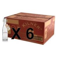 kilner set of 6 1 l clip top preserve oil lemonade gin cordial storage ...