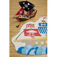 kids fun pirate ship bedroom rug