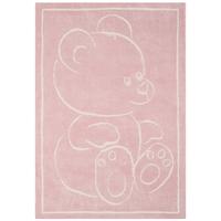 Kids Girl Bedroom Pink Teddy Bear Rug 100 x 150