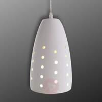 Kiara - paintable plaster hanging lamp