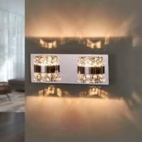 Kirika  crystal wall lamp with LEDs, chrome