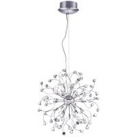 Kira 24 Lamp Chrome Crytal Pendant Light