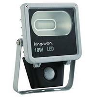 kingavon metal anti glare smd security light grey 10 w