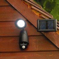 Kingavon Black Guardman Pir Security Light & Sensor