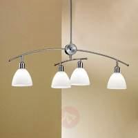 Kinga Hanging Light Charming Four Bulbs - Nickel
