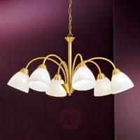 kinga hanging light charming six bulbs brass