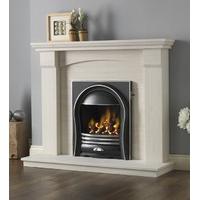 Kingsford Limestone Fireplace Package With Annabelle Gas Fire