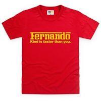 Kimi vs Fernando Kid\'s T Shirt
