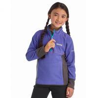 kids whinfell half zip fleece peony