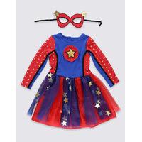 Kids\' Super Girl Dress (3-12 Years)