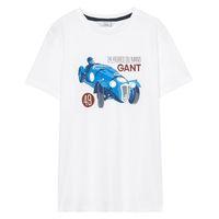 Kids Le Mans Poster Print T-shirt - White