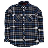 Kickers Long Sleeve Flannel Shirt Junior Boys