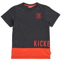 kickers printed t shirt junior boys