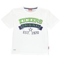 Kickers Print T Shirt Junior Boys